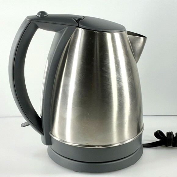 Toastess DLJK-459 Silver 1.8 qts Cordless Electric Kettle with Power Base Tested - Picture 7 of 11